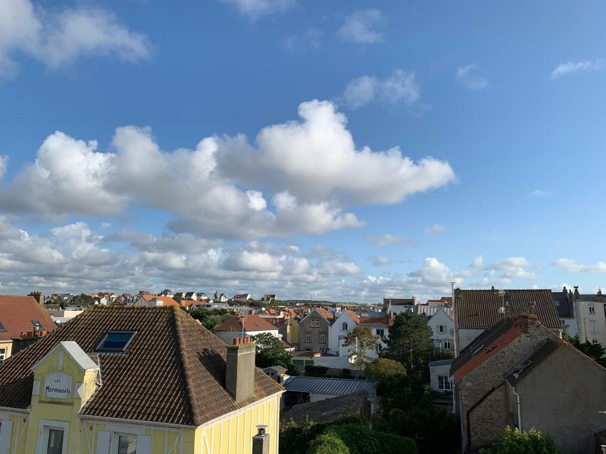 Ferienwohnung La Terrasse vue Mer du 42 Ferber, Plein Sud Wifi Wimereux Exterior foto